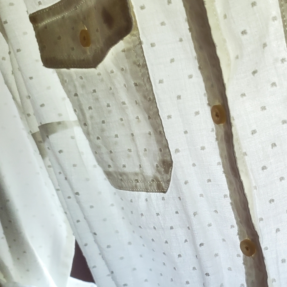 St Johns Bay White button up blouse - Picture 10 of 15